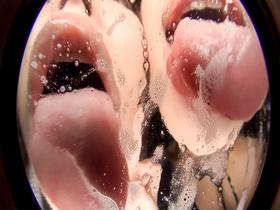 淫語痴女とバーチャル唾液レズ接吻　サンプル画像18